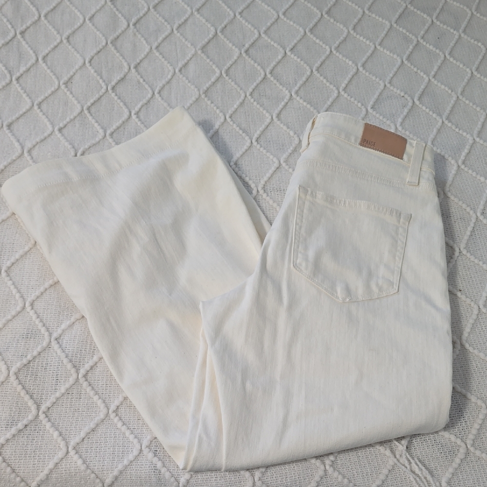 Paige Off-White Denim Jeans